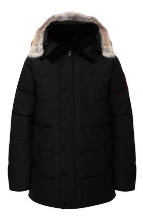 Мужская пуховик с меховой отделкой carson CANADA GOOSE черного цвета по цене 119500 руб., арт. 3805M | Фото 1 Мужская пуховик с меховой отделкой carson CANADA GOOSE черного цвета, арт. 3805M | Фото 1