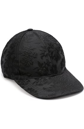 Бейсболка из смеси хлопка и шелка с вышивкой Dolce & Gabbana, черного цвета, арт. 0135/GH590A/FJMSE в ЦУМ | Фото №1 Бейсболка из смеси хлопка и шелка с вышивкой Dolce & Gabbana черного цвета | Фото №1