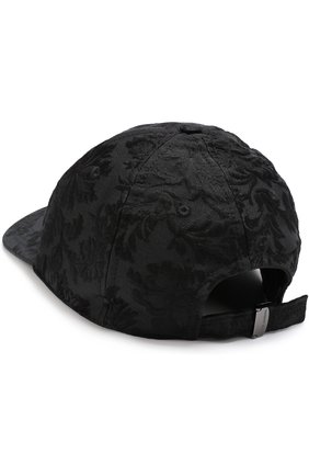 Бейсболка из смеси хлопка и шелка с вышивкой Dolce & Gabbana, черного цвета, арт. 0135/GH590A/FJMSE в ЦУМ | Фото №2 Бейсболка из смеси хлопка и шелка с вышивкой Dolce & Gabbana черного цвета | Фото №2