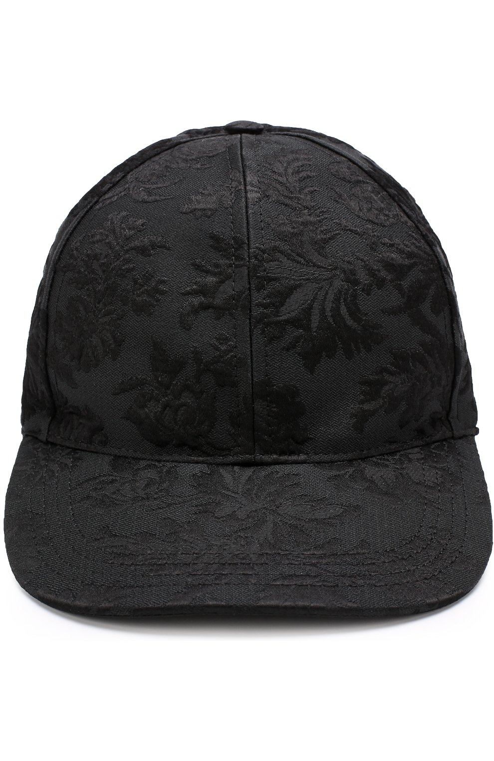 Бейсболка из смеси хлопка и шелка с вышивкой Dolce & Gabbana, черного цвета, арт. 0135/GH590A/FJMSE в ЦУМ | Фото №3 Бейсболка из смеси хлопка и шелка с вышивкой Dolce & Gabbana черного цвета | Фото №3