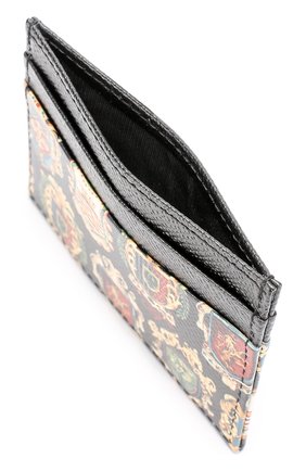 Кожаный футляр для кредитных карт с принтом Dolce & Gabbana, черного цвета, арт. 0115/BP0330/AI363 в ЦУМ | Фото №3 Кожаный футляр для кредитных карт с принтом Dolce & Gabbana черного цвета | Фото №3