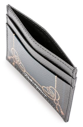 Кожаный футляр для кредитных карт с принтом Dolce & Gabbana, черного цвета, арт. 0115/BP0330/AI475 в ЦУМ | Фото №3 Кожаный футляр для кредитных карт с принтом Dolce & Gabbana черного цвета | Фото №3