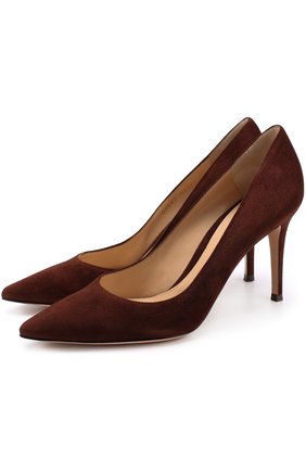 Замшевые туфли Gianvito 85 | Фото №1 Замшевые туфли Gianvito 85 | Фото №1