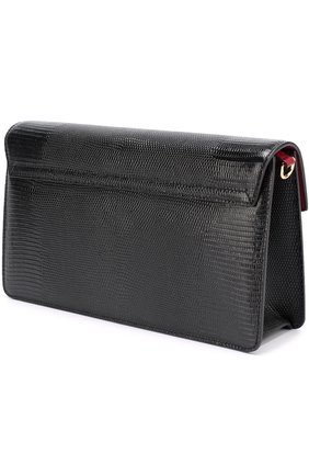 Женская сумка lucia из тисненой кожи DOLCE & GABBANA черная цвета, арт. 0116/BB6358/A1095 купить в ЦУМ | Фото №3 Сумка Lucia из тисненой кожи Dolce & Gabbana черная цвета | Фото №3