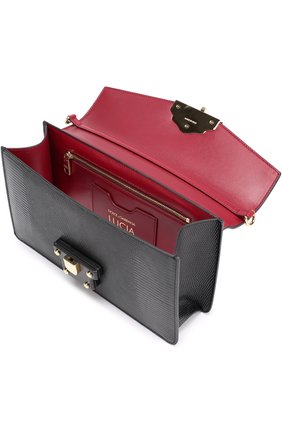 Женская сумка lucia из тисненой кожи DOLCE & GABBANA черная цвета, арт. 0116/BB6358/A1095 купить в ЦУМ | Фото №4 Сумка Lucia из тисненой кожи Dolce & Gabbana черная цвета | Фото №4