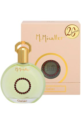 Парфюмерная вода gaiac (100ml) M. MICALLEF бесцветного цвета по цене 24800 руб., арт. 3760060773074 | Фото 1 Парфюмерная вода gaiac (100ml) M. MICALLEF бесцветного цвета, арт. 3760060773074 | Фото 1 (Статус проверки: Проверена категория; Ограничения доставки: flammable)