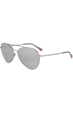 Женские солнцезащитные очки prada linea rossa PRADA серебряного цвета по цене 14600 руб., арт. 50SS-7CQ5L0 | Фото 1 Женские солнцезащитные очки prada linea rossa PRADA серебряного цвета, арт. 50SS-7CQ5L0 | Фото 1