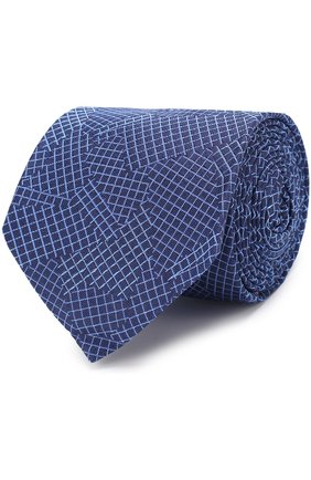 Шелковый галстук с узором Turnbull & Asser, голубого цвета, арт. TIE002-BB206 в ЦУМ | Фото №1 Шелковый галстук с узором Turnbull & Asser голубого цвета | Фото №1