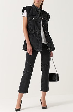 Женский черный джинсовый приталенный жилет Rachel Comey, арт. 47-700 DENIM купить в ЦУМ | Фото №1 Джинсовый приталенный жилет Rachel Comey черный | Фото №1