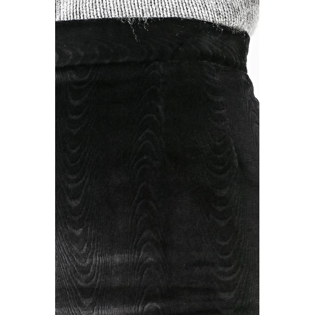 фото Бархатная юбка-карандаш с контрастной вставкой olympia le-tan