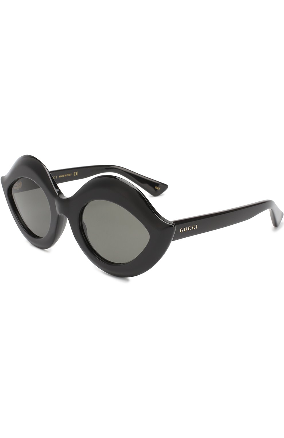 Женские солнцезащитные очки GUCCI черного цвета, арт. 0085 002 | Фото 1