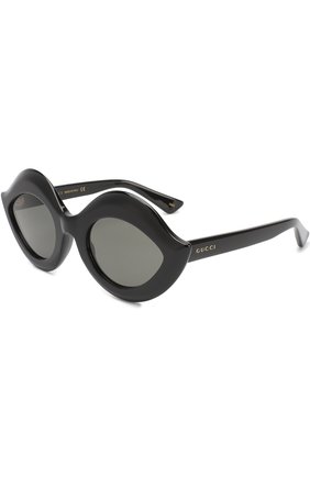 Женские солнцезащитные очки GUCCI черного цвета по цене 17000 руб., арт. 0085 002 | Фото 1 Женские солнцезащитные очки GUCCI черного цвета, арт. 0085 002 | Фото 1