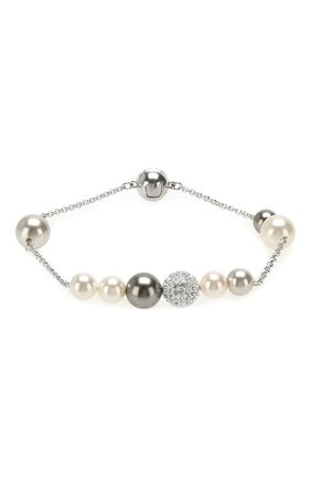 Женский браслет remix collection mixed gray crystal pearl SWAROVSKI серебряного цвета по цене 4840 руб., арт. 5365739 | Фото 1 Женский браслет remix collection mixed gray crystal pearl SWAROVSKI серебряного цвета, арт. 5365739 | Фото 1