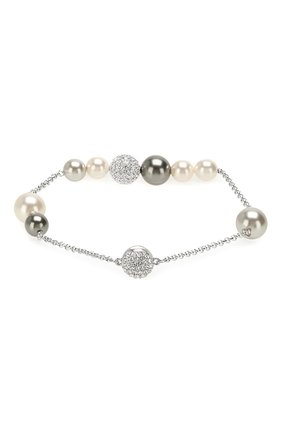 Женский браслет remix collection mixed gray crystal pearl SWAROVSKI серебряного цвета по цене 4840 руб., арт. 5365739 | Фото 2 Женский браслет remix collection mixed gray crystal pearl SWAROVSKI серебряного цвета, арт. 5365739 | Фото 2
