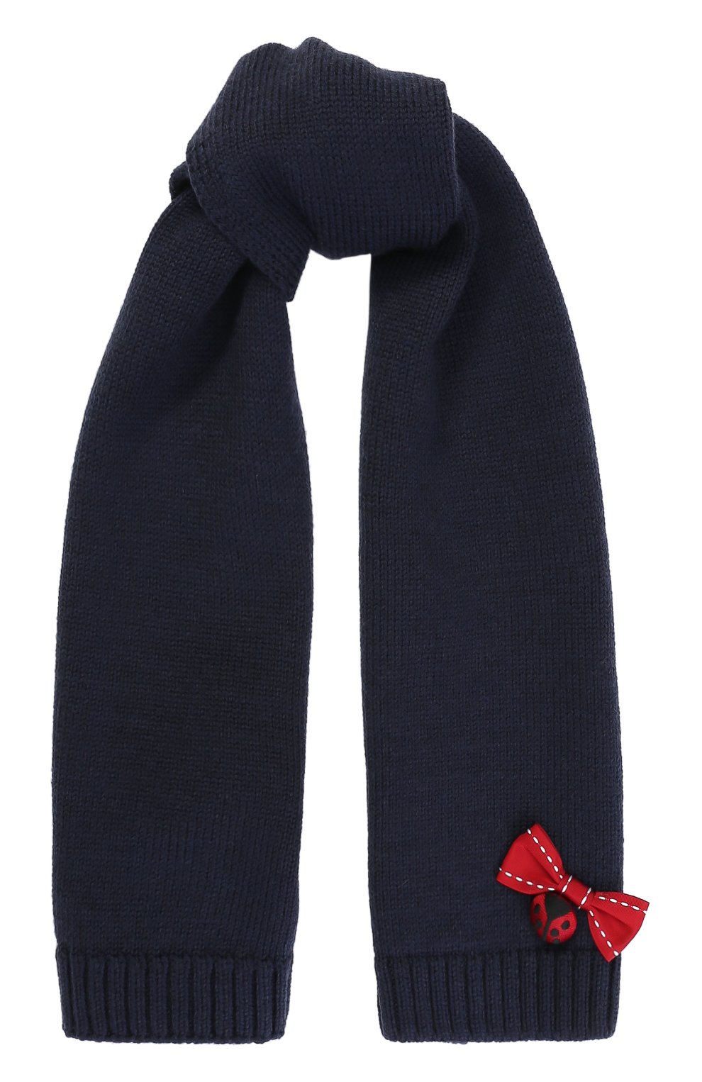 Шерстяной шарф с декором Dolce & Gabbana 0131/LB5A93/LK5S8
