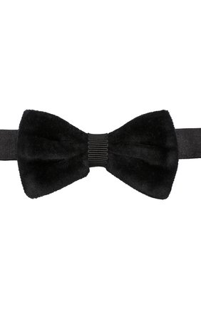 Галстук-бабочка из хлопка и шелка Dolce & Gabbana черного цвета, арт. 0131/LB1A48/FUVG7 в ЦУМ | Фото №1 Галстук-бабочка из хлопка и шелка Dolce & Gabbana черного цвета | Фото №1