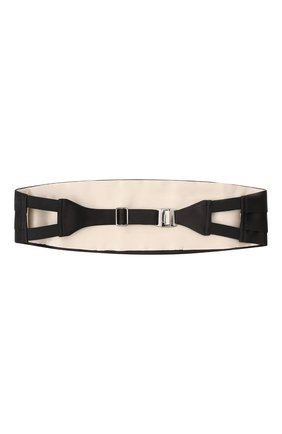 Мужской шелковый камербанд TOM FORD черного цвета по цене 42300 руб., арт. TFG95/5TF | Фото 3 Мужской шелковый камербанд TOM FORD черного цвета, арт. TFG95/5TF | Фото 3 (Материал: Текстиль, Шелк; Принт: Без принта; Региональные ограничения белый список (Axapta Mercury): RU; Статус проверки: Проверена категория)