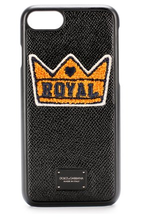 Кожаный чехол для iPhone 7 с аппликацией Dolce & Gabbana, цвет , арт. 0115/BP2235/AI740 в ЦУМ | Фото №1 Кожаный чехол для iPhone 7 с аппликацией Dolce & Gabbana | Фото №1