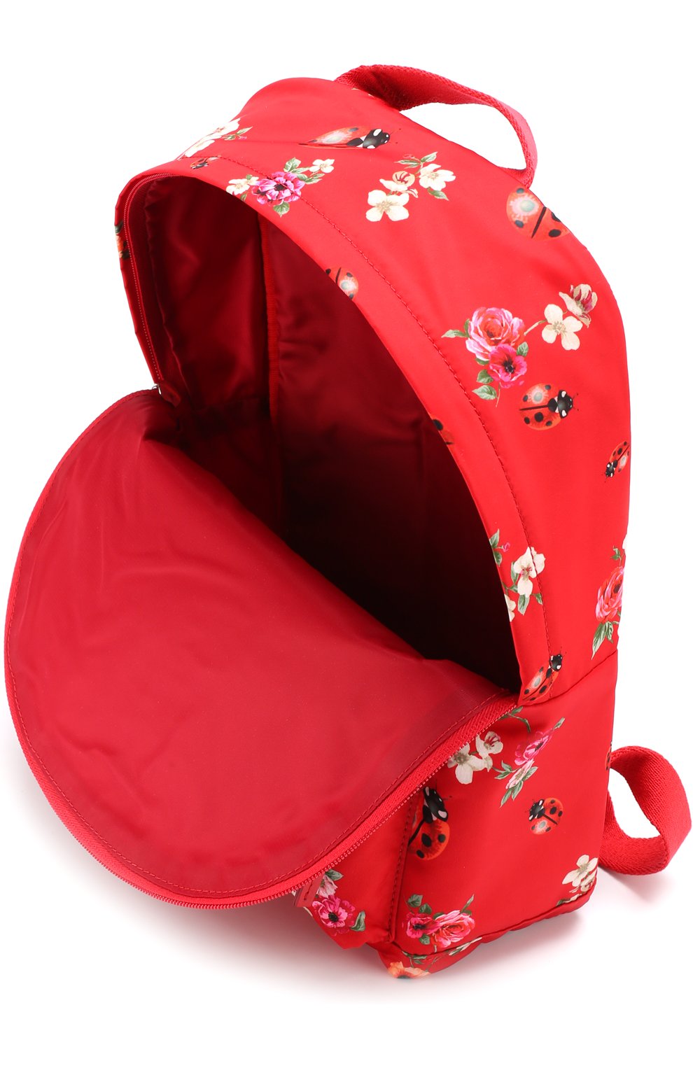 Текстильный рюкзак с принтом Dolce & Gabbana красного цвета, арт. 0130/EB0078/AD770 в ЦУМ | Фото №3 Текстильный рюкзак с принтом Dolce & Gabbana красного цвета | Фото №3