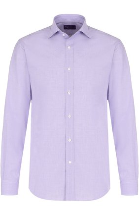 Мужская хлопковая сорочка с воротником кент RALPH LAUREN сиреневого цвета по цене 33200 руб., арт. 791668877 | Фото 1 Мужская хлопковая сорочка с воротником кент RALPH LAUREN сиреневого цвета, арт. 791668877 | Фото 1