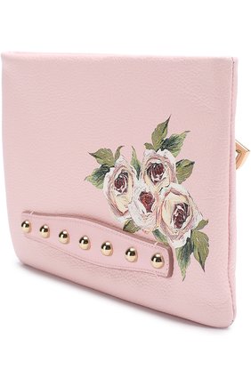 Клатч Cleo с принтом Dolce & Gabbana, розового цвета, арт. 0116/BB6370/AI547 в ЦУМ | Фото №3 Клатч Cleo с принтом Dolce & Gabbana розового цвета | Фото №3