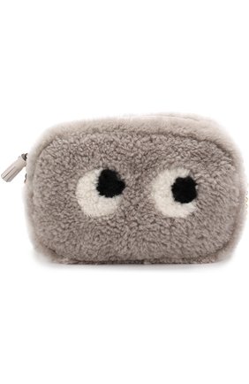 Женская сумка eyes ANYA HINDMARCH серая цвета, арт. 5050925957465 купить в ЦУМ | Фото №1 Сумка Eyes Anya Hindmarch серая цвета | Фото №1