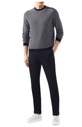 Мужской хлопковые брюки POLO RALPH LAUREN темно-синего цвета по цене 14400 руб., арт. 710644988 | Фото 2 Мужской хлопковые брюки POLO RALPH LAUREN темно-синего цвета, арт. 710644988 | Фото 2