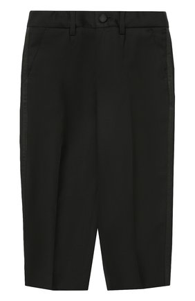 Шерстяной фрак с отделкой из шелка Dolce & Gabbana черного цвета, арт. 0131/L11U43/FU2NF в ЦУМ | Фото №4 Шерстяной фрак с отделкой из шелка Dolce & Gabbana черного цвета | Фото №4