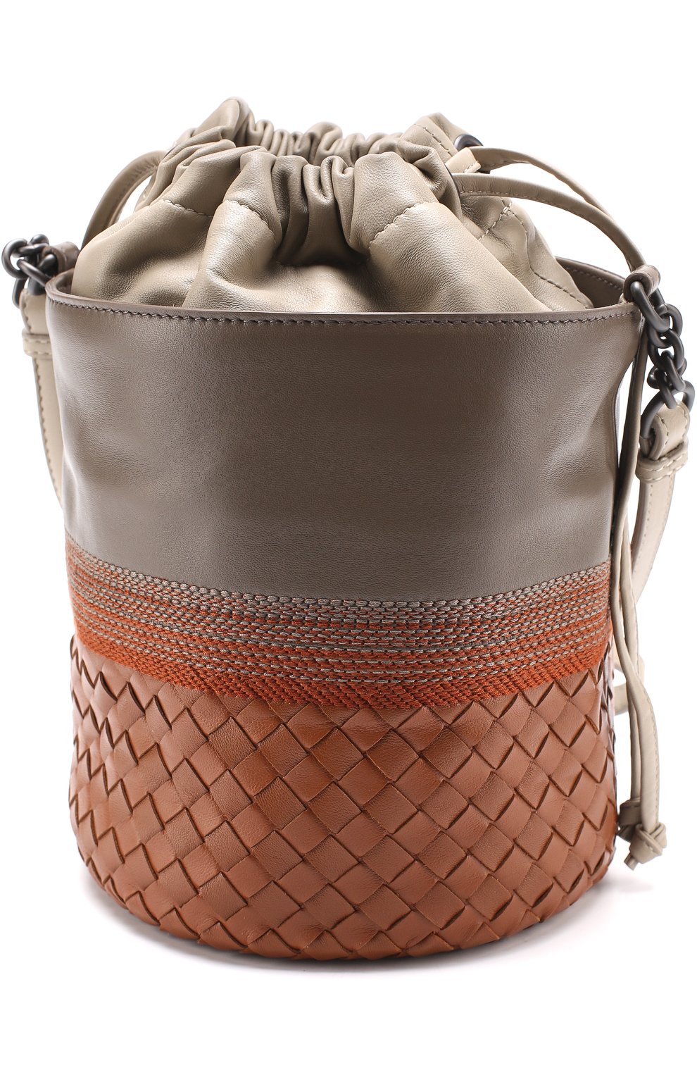 Женская сумка с плетением intrecciato BOTTEGA VENETA бежевого цвета по цене 109500 руб., арт. 475185/VCJZ0 | Фото 3 Женская сумка с плетением intrecciato BOTTEGA VENETA бежевого цвета, арт. 475185/VCJZ0 | Фото 3