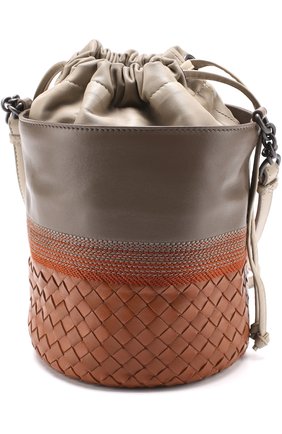 Женская сумка с плетением intrecciato BOTTEGA VENETA бежевого цвета по цене 109500 руб., арт. 475185/VCJZ0 | Фото 3 Женская сумка с плетением intrecciato BOTTEGA VENETA бежевого цвета, арт. 475185/VCJZ0 | Фото 3
