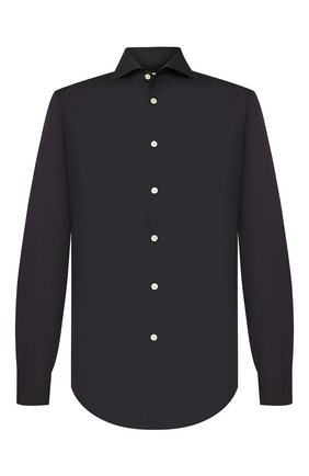 Мужская хлопковая сорочка KITON черного цвета по цене 39450 руб., арт. UCIH000310700H | Фото 1 Мужская хлопковая сорочка KITON черного цвета, арт. UCIH000310700H | Фото 1