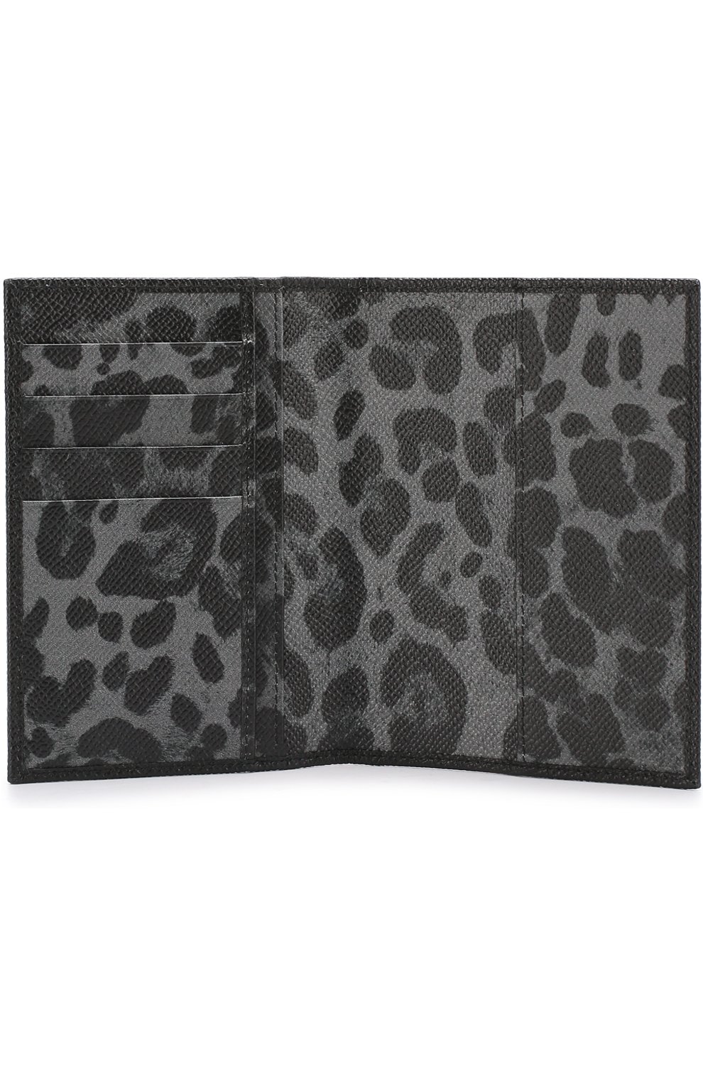 Кожаная обложка для паспорта Dolce & Gabbana, черного цвета, арт. 0115/BP2215/AH135 в ЦУМ | Фото №3 Кожаная обложка для паспорта Dolce & Gabbana черного цвета | Фото №3