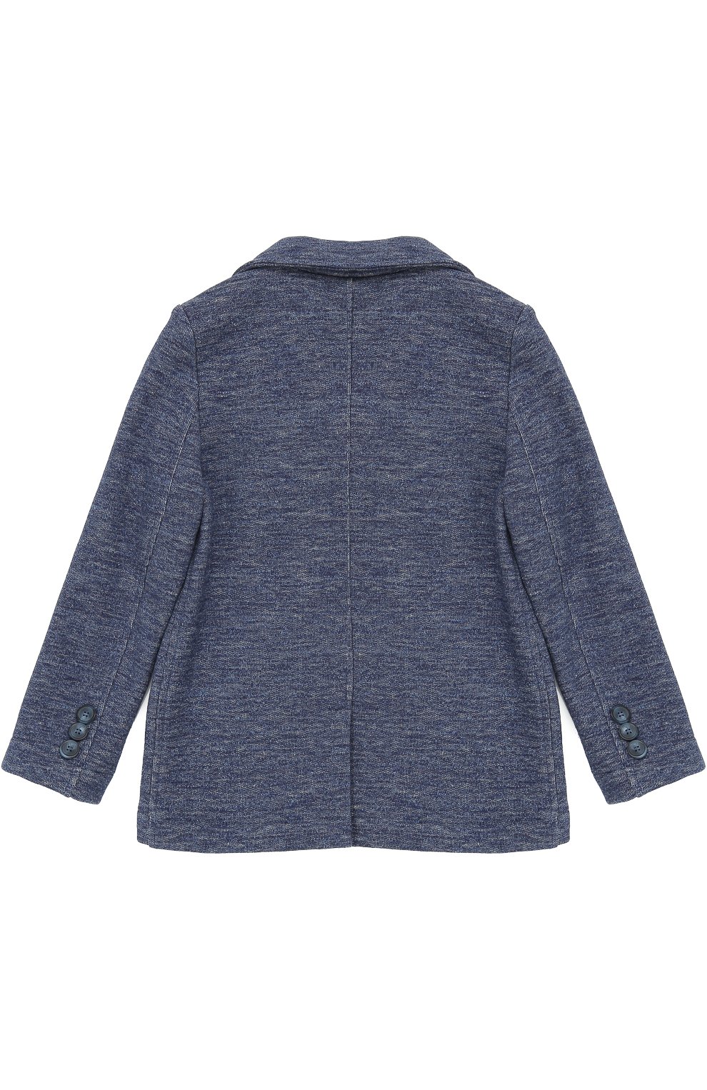 Однобортный пиджак из хлопка IL GUFO детский голубого цвета —  в .