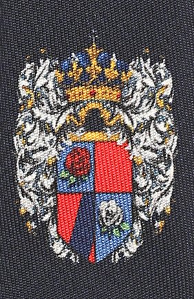 Шелковый галстук с принтом Dolce & Gabbana темно-синего цвета, арт. 0131/LB4A95/G0SVJ в ЦУМ | Фото №3 Шелковый галстук с принтом Dolce & Gabbana темно-синего цвета | Фото №3