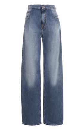 Женские темно-синие широкие джинсы с потертостями Maison Margiela, арт. S51LA0042/S30597 купить в ЦУМ | Фото №1 Широкие джинсы с потертостями Maison Margiela темно-синие | Фото №1