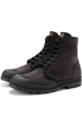 Мужские черные кожаные ботинки на шнуровке Jil Sander, арт. JI29550/6030 купить в ЦУМ | Фото №1 Кожаные ботинки на шнуровке Jil Sander черные | Фото №1