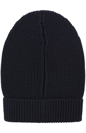 Шерстяная шапка фактурной вязки Dolce & Gabbana, синего цвета, арт. 0135/GRH08K/F85L2 в ЦУМ | Фото №2 Шерстяная шапка фактурной вязки Dolce & Gabbana синего цвета | Фото №2