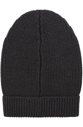 Шерстяная шапка фактурной вязки Dolce & Gabbana, темно-серого цвета, арт. 0135/GRH08K/F85L2 в ЦУМ | Фото №2 Шерстяная шапка фактурной вязки Dolce & Gabbana темно-серого цвета | Фото №2