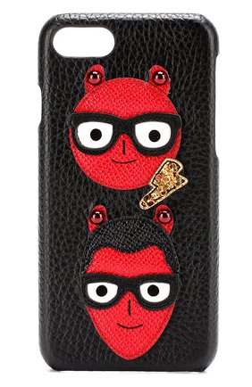 Кожаный чехол для iPhone 7 с аппликациями Dolce & Gabbana , цвет , арт. 0115/BP2237/AI685 в ЦУМ | Фото №1 Кожаный чехол для iPhone 7 с аппликациями Dolce & Gabbana | Фото №1