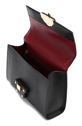 Женская сумка lucia с тиснением DOLCE & GABBANA черная цвета, арт. 0116/BB6260/A1095 купить в ЦУМ | Фото №4 Сумка Lucia с тиснением Dolce & Gabbana черная цвета | Фото №4