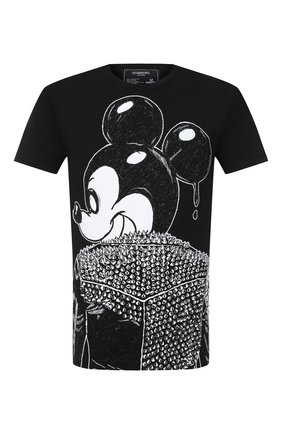 Мужская хлопковая футболка DOM REBEL черного цвета по цене 9740 руб., арт. MICK/T-SHIRT | Фото 1 Мужская хлопковая футболка DOM REBEL черного цвета, арт. MICK/T-SHIRT | Фото 1
