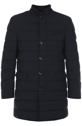 Стеганое пуховое пальто Montecore, темно-синего цвета, арт. 2320BX420/172500 в ЦУМ | Фото №1 Стеганое пуховое пальто Montecore темно-синего цвета | Фото №1