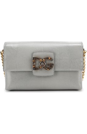 Женская сумка dg millennials DOLCE & GABBANA светло-серая цвета, арт. 0116/BB6393/A1095 купить в ЦУМ | Фото №1 Сумка DG Millennials Dolce & Gabbana светло-серая цвета | Фото №1