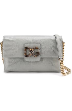 Женская сумка dg millennials DOLCE & GABBANA светло-серая цвета, арт. 0116/BB6393/A1095 купить в ЦУМ | Фото №5 Сумка DG Millennials Dolce & Gabbana светло-серая цвета | Фото №5