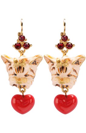 Женские золотые серьги с подвесками и кристаллами swarovski Dolce & Gabbana, арт. 0136/WEJ8A1/W1111 купить в ЦУМ | Фото №1 Серьги с подвесками и кристаллами Swarovski Dolce & Gabbana золотые | Фото №1