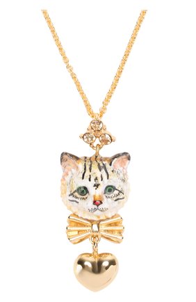 Женское золотое подвеска с кулоном с кристаллами swarovski Dolce & Gabbana, арт. 0136/WNJ8A2/W1111 купить в ЦУМ | Фото №2 Подвеска с кулоном с кристаллами Swarovski Dolce & Gabbana золотое | Фото №2