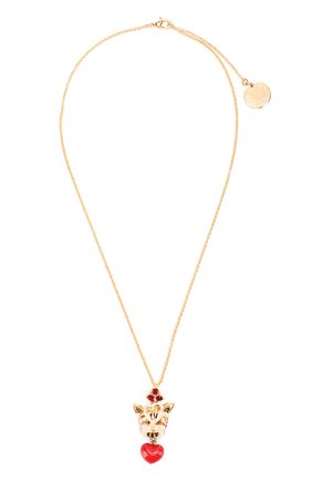 Женское золотое подвеска с кулоном с кристаллами swarovski Dolce & Gabbana, арт. 0136/WNJ8A3/W1111 купить в ЦУМ | Фото №1 Подвеска с кулоном с кристаллами Swarovski Dolce & Gabbana золотое | Фото №1