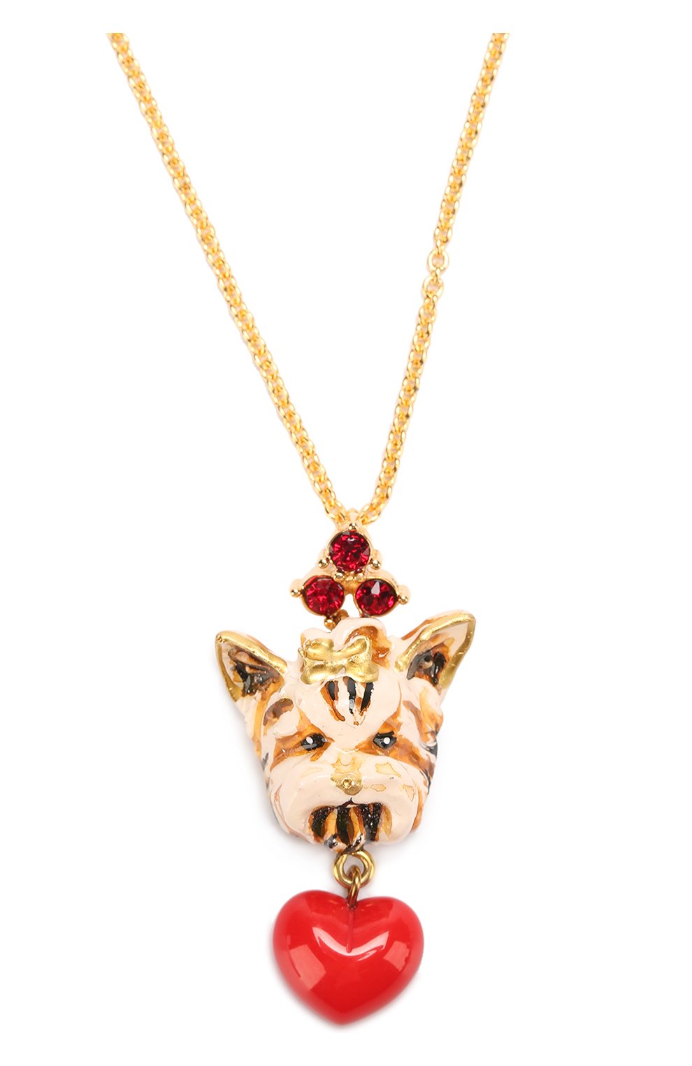 Женское золотое подвеска с кулоном с кристаллами swarovski Dolce & Gabbana, арт. 0136/WNJ8A3/W1111 купить в ЦУМ | Фото №2 Подвеска с кулоном с кристаллами Swarovski Dolce & Gabbana золотое | Фото №2