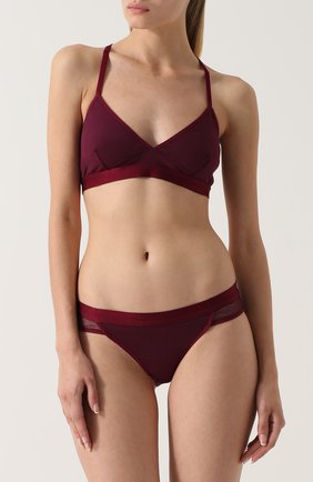 Женские фиолетовые хлопковые трусы-слипы Skin, арт. 0LT63S купить в ЦУМ | Фото №1 Хлопковые трусы-слипы Skin фиолетовые | Фото №1