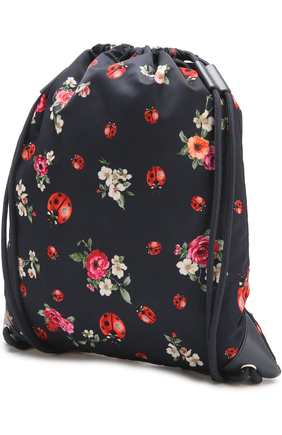 Текстильный рюкзак с принтом Dolce & Gabbana синего цвета, арт. 0130/EB0132/AD770 в ЦУМ | Фото №2 Текстильный рюкзак с принтом Dolce & Gabbana синего цвета | Фото №2